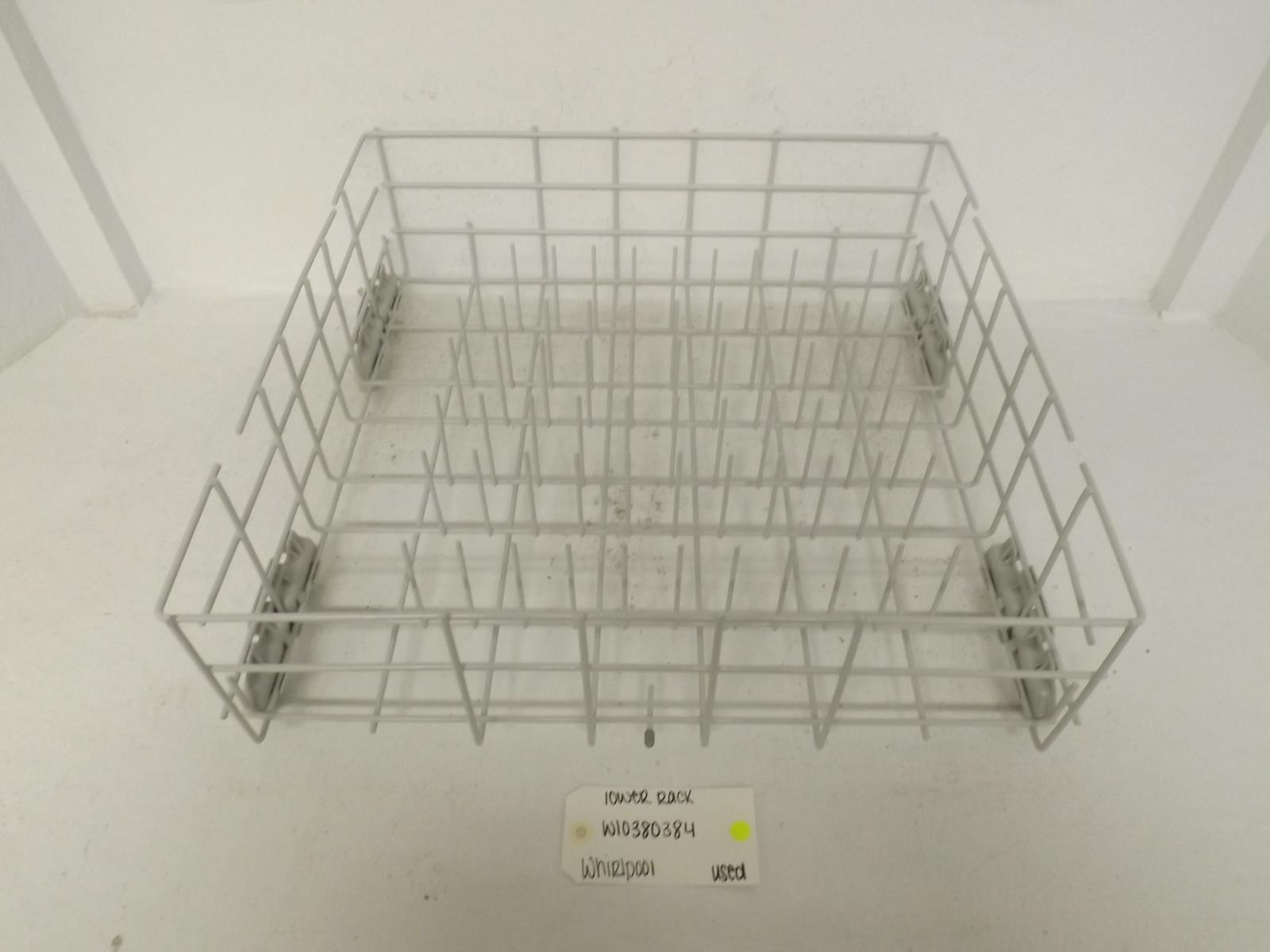 Whirlpool Dishwasher W10380384 Lower Rack Used Whirlpool Dishwasher W10380384 Lower Rack Used